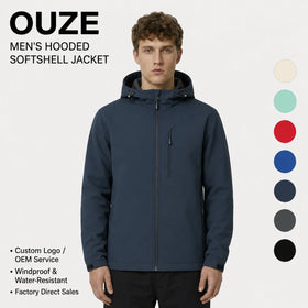 Wholesale Solid Blank Jackets for Men Windbreaker Spring Autumn Embroidery logo Outdoor Plus Size Men's Coat