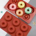 Wholesale  Silicone Baking Pan for Pastry Donuts Silicon Form Doughnut Mould DIY Cake Chocolate Bagels Dessert Bakery Tools