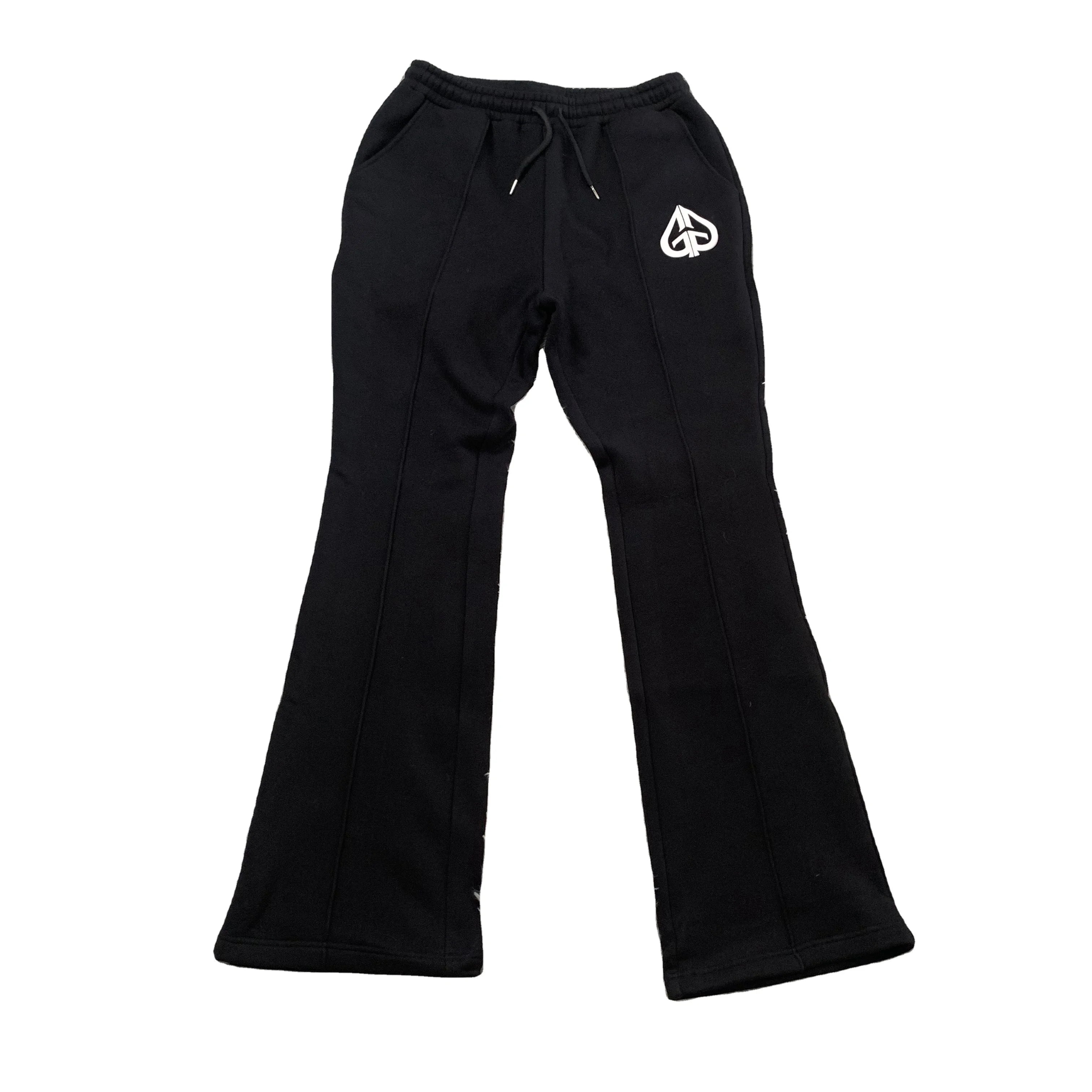 DENIMGUYS Custom Logo Printed Loose Sweat Pants Cotton Oversize Flared Pants Sports Bootcut Men Jogger Sweatpants