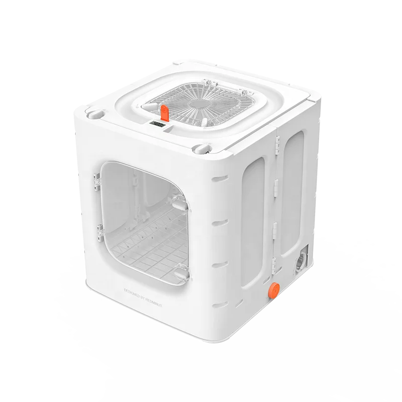 ABS Folded Automatic Pet Hair Drying Machine Professional Cat Hair Dryer Box Pet Dry Room for Dog