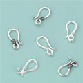 Wholesale 925 Sterling Silver Hook Butterfly Locks for Bracelets Small S Shaped Clasps & Hooks