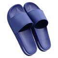 Customized Navy Blue Women's Summer Sandals Light Weight Leisure Flip Flops with Cushioning Embossed Logo for Winter