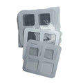 50pack Eco-Friendly Metal Square 12*12*10cm Bathroom Drain Screen Laundry Shower Hair Catcher Mesh Floor Drain Stickers