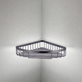 Modern Metal Wall Mounted Eco-Friendly Bathroom Accessories Corner Bath Basket Shampoo Soap Holders Brass Finish Shower Holders