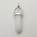 DIY Good Gift Traditional Natural Rock Stone Cabochon Pointed Pendulum Wholesale for Fengshui Decoration Gift