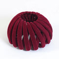 MIO Bird Nest Shape Flocking Plastic Round Hair Headdressing Head Artifact Fluffy Head Ponytail Hair Tie Ball Hairpin Ball