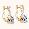 Trendy Custom Fine Fashion Moissanite 925 Sterling Silver Hoop Earrings for Women Jewelry Accessories