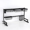2 Tier Kitchen Utensil Organizer Sink Drying Dish Rack