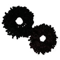 Fashion High End Scrunchies for Hijab 2021 Black Chouchou Oversized Large Scrunchie Velvet Scrunchies for Woman