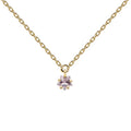 Boho Jewelry 925 Silver Gold Elegant Solitaire Star Shaped Crystal Zirconia Pendant Necklace