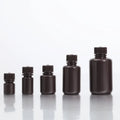 Free Sample Amber 4ml-1000ml HDPE Plastic Reagent Bottle Narrow Neck Leak Proof Colored Cap 15ML Vial Bottles JSBIO Brand