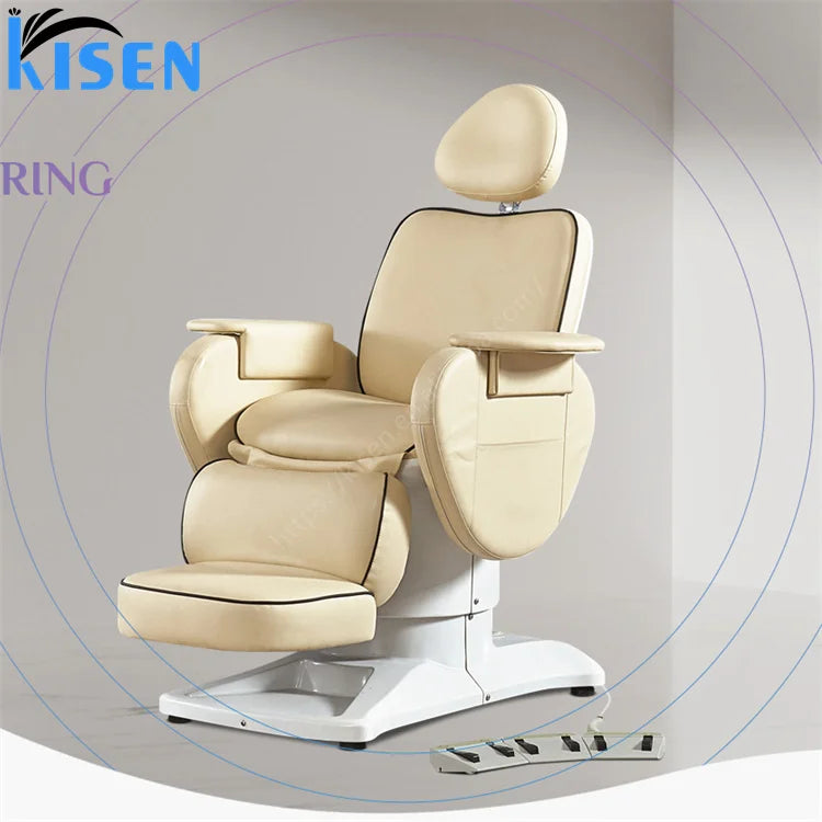 Modern 3 Motors Beauty Bed for Beauty Salon With Foot Control Dental Cosmetic Treatment Chair Electric Facial Massage Table