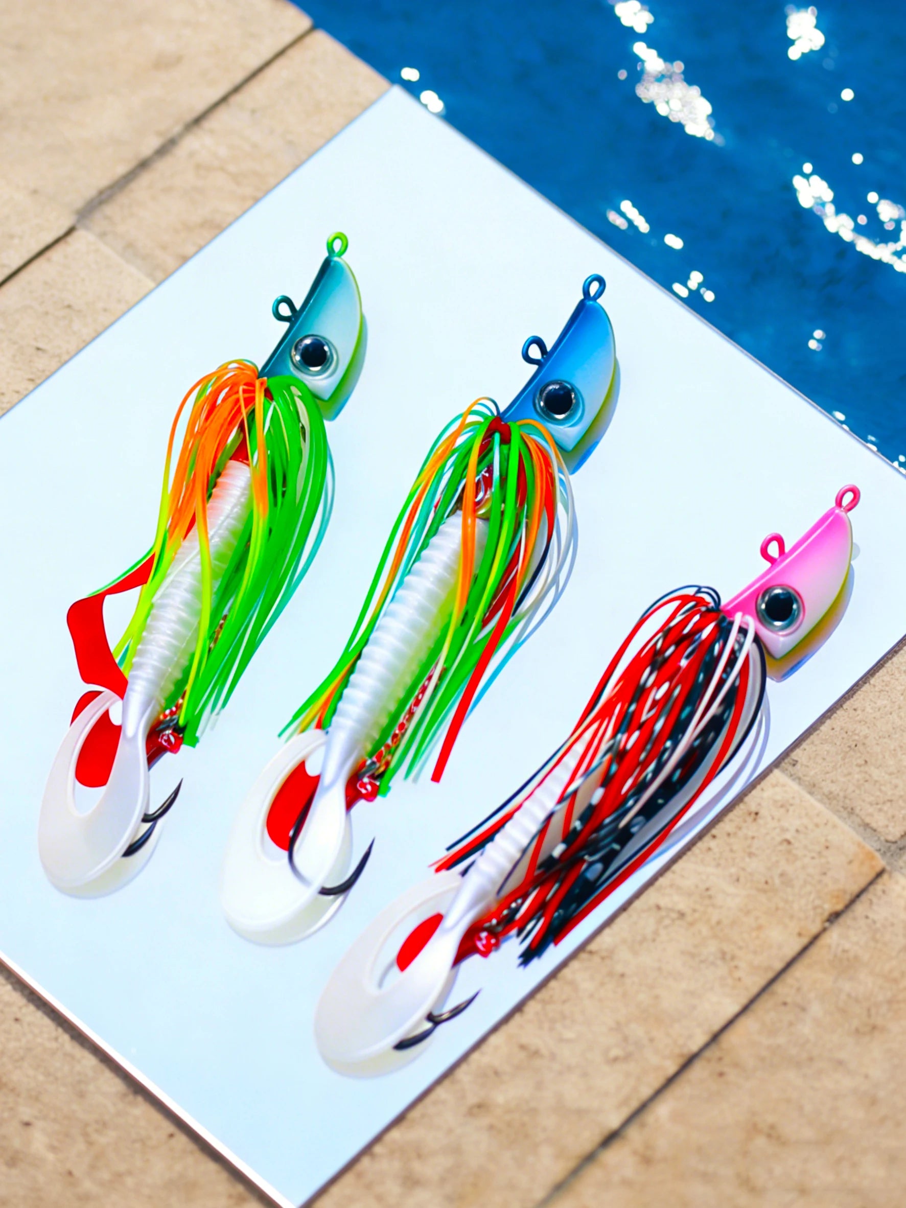 100G NEWUP High Quality Big Lead Head Buzzbait Artificial Jig Fishing Lure