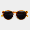 New Trendy Korean Acetate Temple Polarized Sunglasses Female Personality Round Retro Sunglasses Man