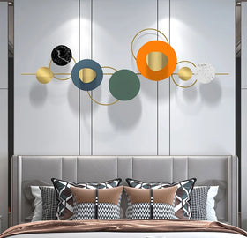 150x56cm Superior Detail Indoor Wall Art Decoration Wall Hanging Large Irregular Metal Decor for Home