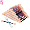 Beiqili 120PCS Disposable Dual Sides Sponge Lilo Stitch Eye Shadow Applicator for Cosmetics Powder