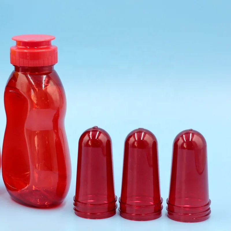 Customized Color 38mm 21g 260mL  Neck Preform Pet Plastic Bottle Preform for  Honey  bottle  jam bottle