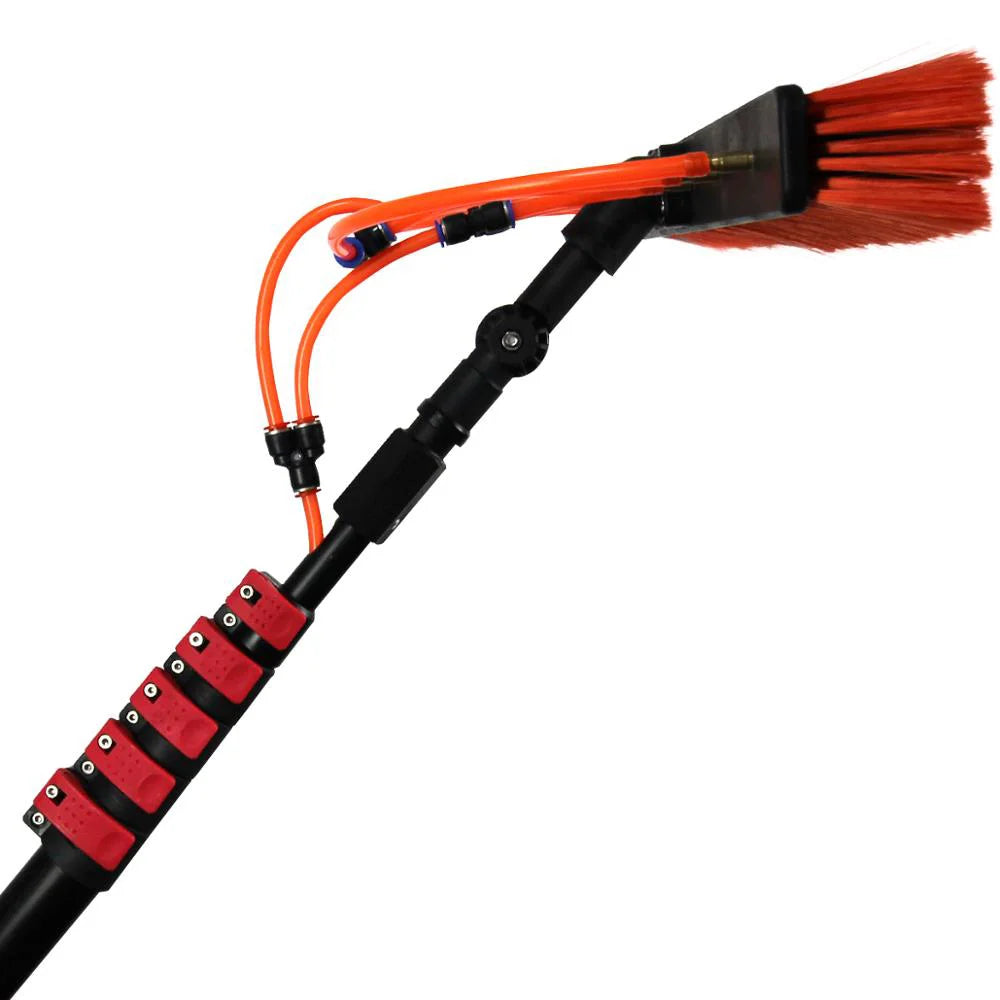 Extentool Telescopic High Rise Building Solar Panel Cleaning Tools Expandable Pole Brush Kit China Manufacturer