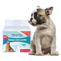 China Factory Free Sample Disposable Full Size Pink Female Pet Dog Diapers