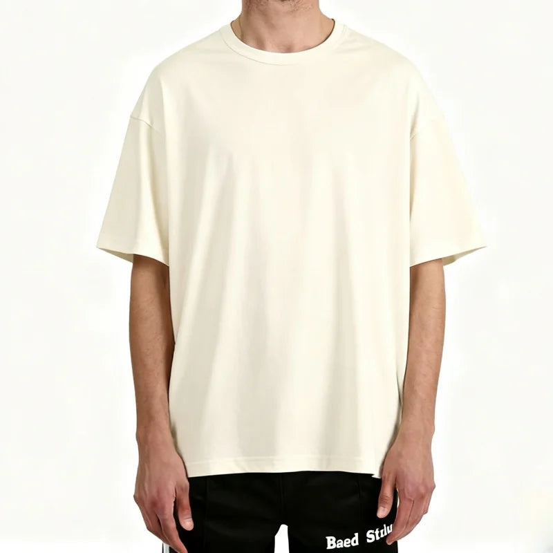 Factory Luxury Custom Logo Brand Printed 100% Cotton Blank T Shirts Heavyweight Polo Graphic Plain Unisex T-shirt