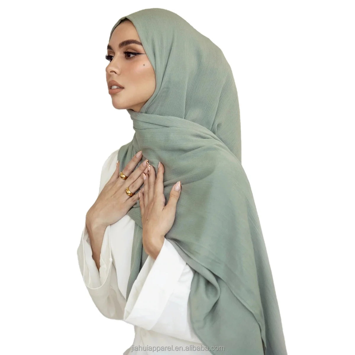Premium New 100% Rayon Hijab Arab Muslim Fashion Scarf Maxi Cotton Rayon Shawl for Women for Spring