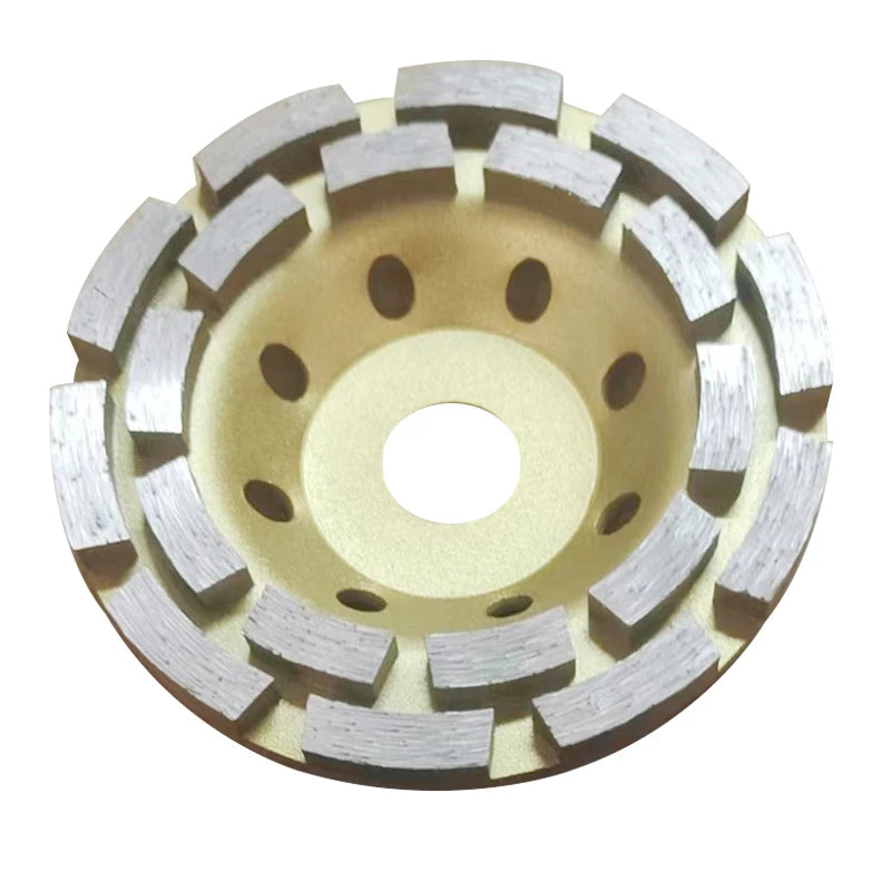 100/115mm Segment Diamond Granite Grinding Wheel Concrete Granite Stone Cut Grinding Cup Wheel Double Row