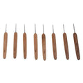 High-Grade Carbonized Bamboo Handle Iron Knitting Needle Eco-Friendly ZLWXL Brand Various Sizes Two Styles Fashion Cotton Yarn