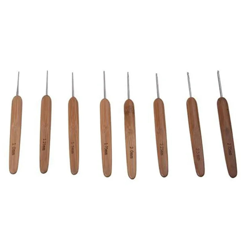 High-Grade Carbonized Bamboo Handle Iron Knitting Needle Eco-Friendly ZLWXL Brand Various Sizes Two Styles Fashion Cotton Yarn