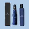 3-Fold 8K Fully Automatic Custom Umbrella Logo Travel-Friendly Summer/Rainy Day Use All-Weather Protection Outdoor 190T Nylon