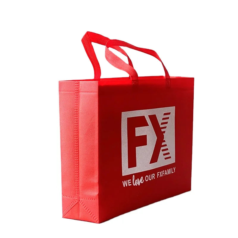 Custom Logo Reusable Eco Friendly Custom Carry Fabric Bag Non Woven Tote Bag Reusable Shopping Bags