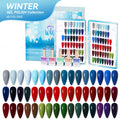JTING Unique Design Winter Gel Polish 48colors Collection Gift Box with 15ml Bottle Private Label Free Color Book