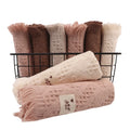 Solid Color Embroidered Pattern Turkish Tassel Jacquard Cotton Towel Soft and Absorbent Face Towels for Home