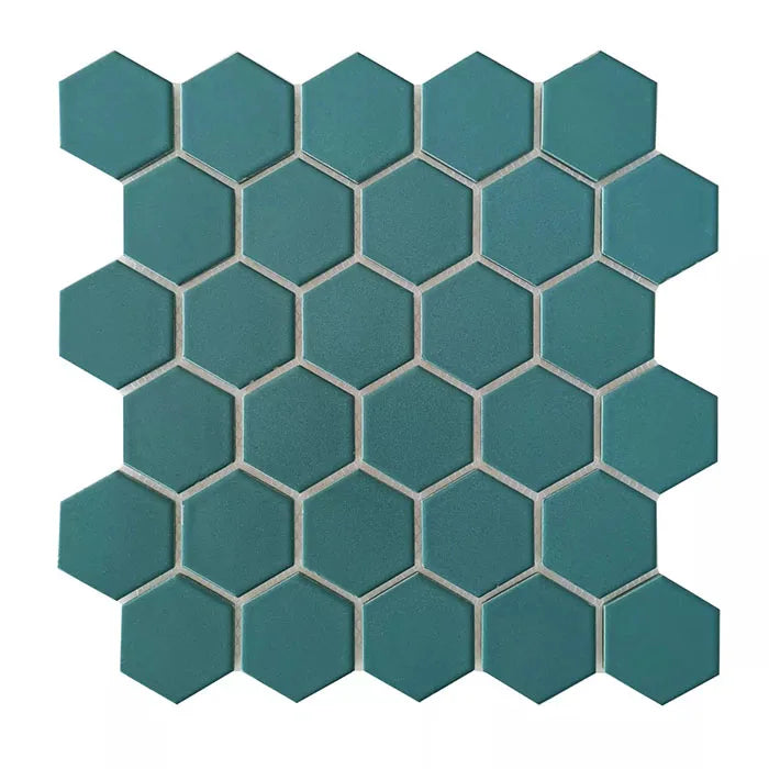 Plain Color Hexagon Ceramic Mosaic Tile Bathroom and Kitchen Wall Hexagon Ceramic Tiles
