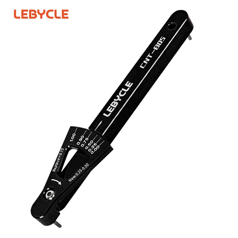LEBYCLE MTB Road Bike Chain Checker Bicycle Chain Wear Indicator Cycling Repair Tool Gauge Measurement Shop Tools