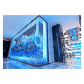 Multiple Brightness 6000CD Simple Installation 10.41 Inch Transparent LED Screen Digital Poster for Building Storefront Window