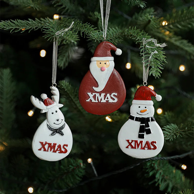 Suppliers Christmas Tree Resin Hanging Decoration Christmas Ornaments Pendant Arbol De Navidad