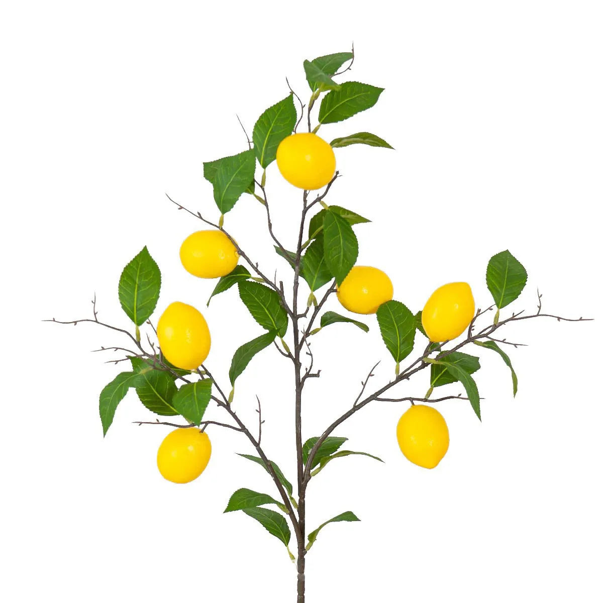 High-end Artificial 7 Heads Lulu Lemon Berry Branches for Indoor Living Room Decoration Materials