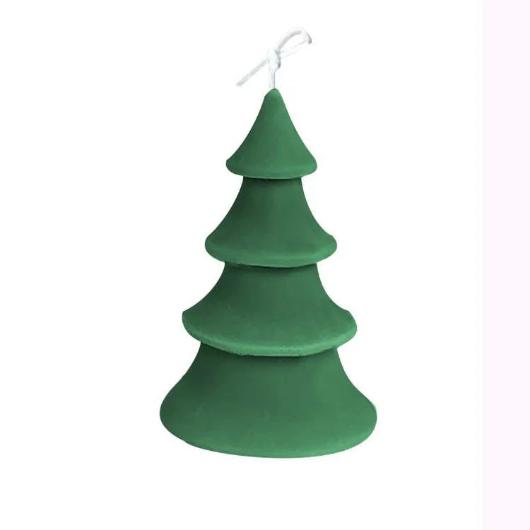 Luxury Custom Logo Pyramid Christmas Tree Soy Wax Candles Novelty Bulk Order Scented Holidays Easter Diwali Thanksgiving Bars