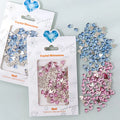 6mm V-Heart Shape Boutique Flat Bottom Nail Art Glitter Stone Rhinestones Glass Crystal for 3D Nail Decoration
