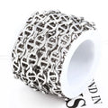 Stainless Steel Oval Day Chain Ornament Chain DIY Necklace Bracelet Sweater Fashion Hipster Decorative Fine