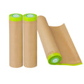 Factory Wholesale Masking Film Paper Kraft Brown Paper Roll for Car Painting Automotive