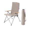 Heavy-Duty Outdoor Aluminum Lounge Chair Modern Design Reclining Foldable Seats for Beach Lawn Camping