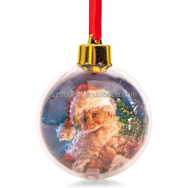 Customizable Plastic Empty Snow Globe Decorative Flowers and Plants
