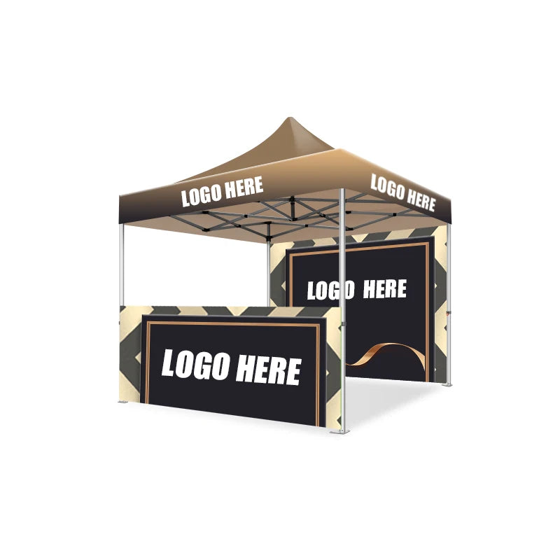Custom Printed 3x3 Gazebo Trade Show Aluminium Waterproof Canopy Pop-up Fold 10x10 Marquee for Party Sales