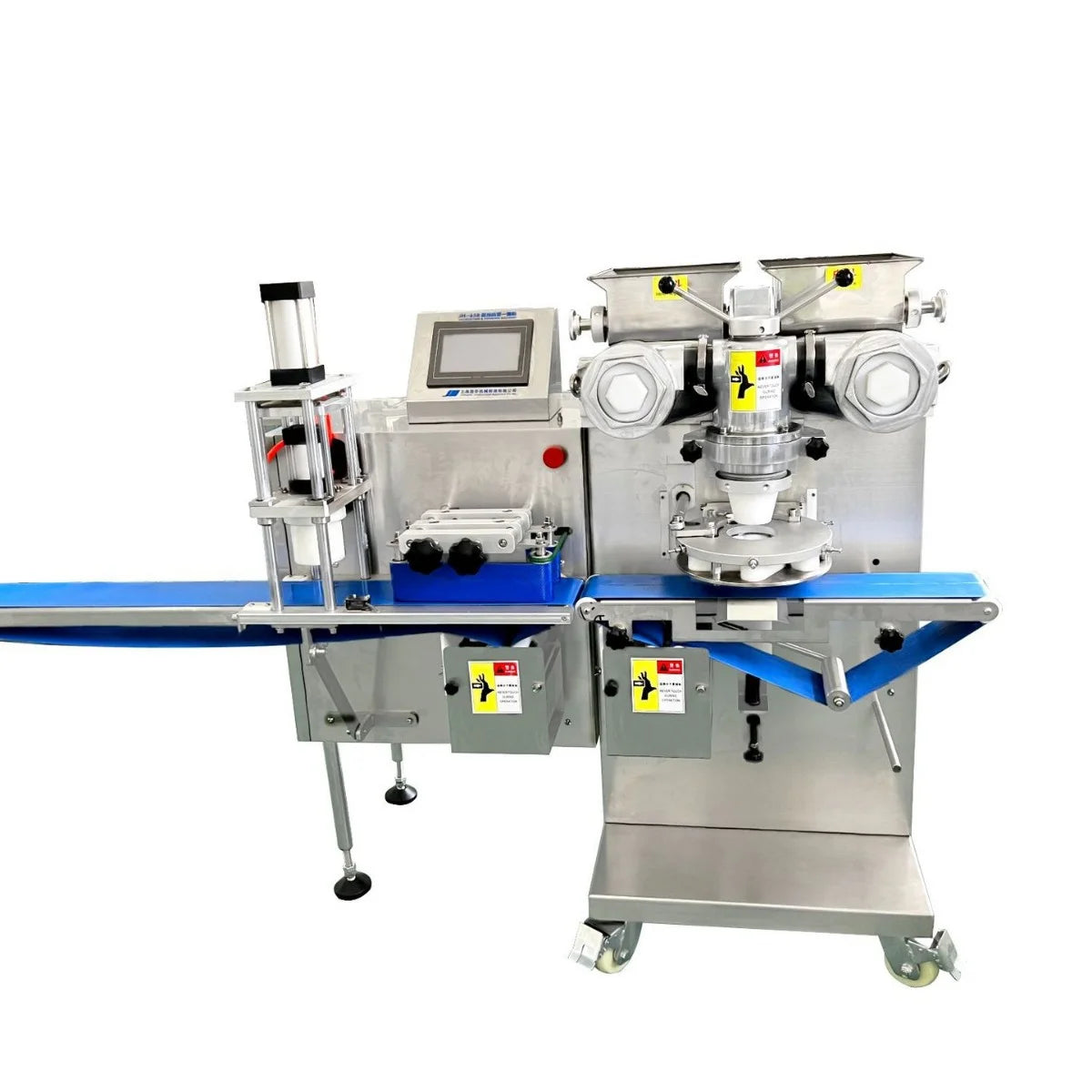 New Electric Moon Cake & Pastry Stuffing Machine Automatic Mochi Maker 220V Touch Control High Productivity for Commercial Use