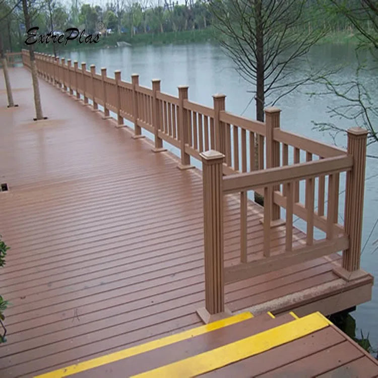 New Material Outdoor Usage Plastic Boardwalk Decking Eco-friendly Boardwalk Composite Decking