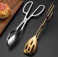 Kitchen Stainless Steel Buffet Party Catering Serving Tong Food Cake Salad Bread Tongs Clip Kitchen Utensils Baking Tools
