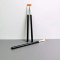 Flat Eyeliner Eyebrow Concealer Brush Pro Small Flat Definer Firm Stiff Thin Synthetic Bristle Lash Liner