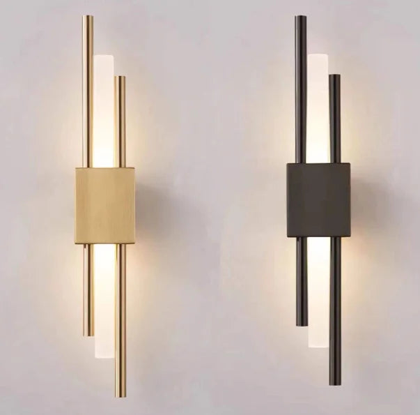 Garden Linear Long Strip Wall Light LED Wall Lamp Modern Hotel Villa Waterproof 110V 220V Black Gold Living Room
