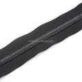 2026 Ivoduff 5# Rainbow Color Teeth Nylon Long Chain Black Zippers Tape for Garments